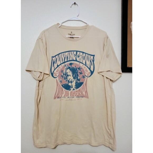 Counting Crows Band Tee XL Vintage Style Rock Concert Graphic T-Shirt 90s - Picture 1 of 4